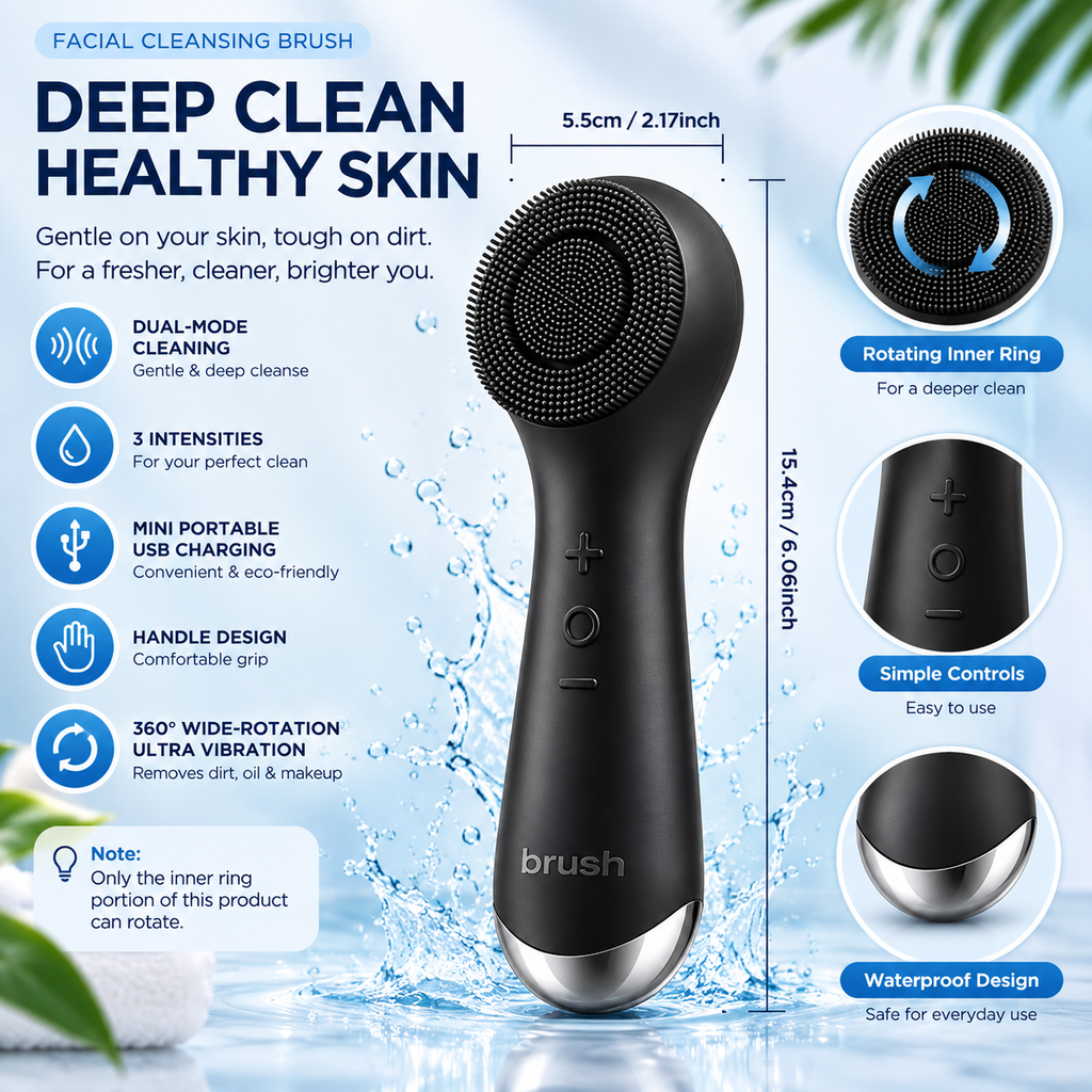 Dermevo™ Silicone Deep Pore Cleansing & Exfoliating Brush
